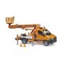 Bruder sprinter Mercedes Benz cu sirena si platforma
